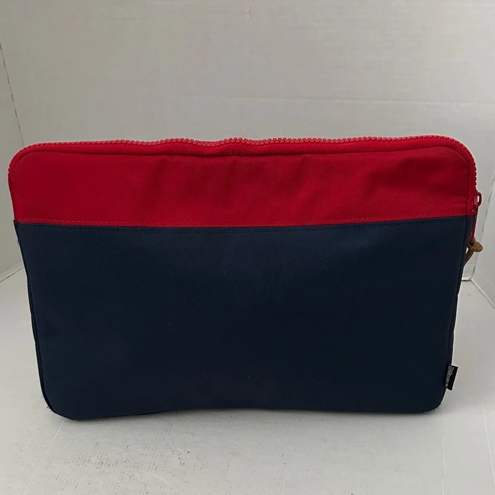 Herschel Supply Company Red and Navy Laptop Bag